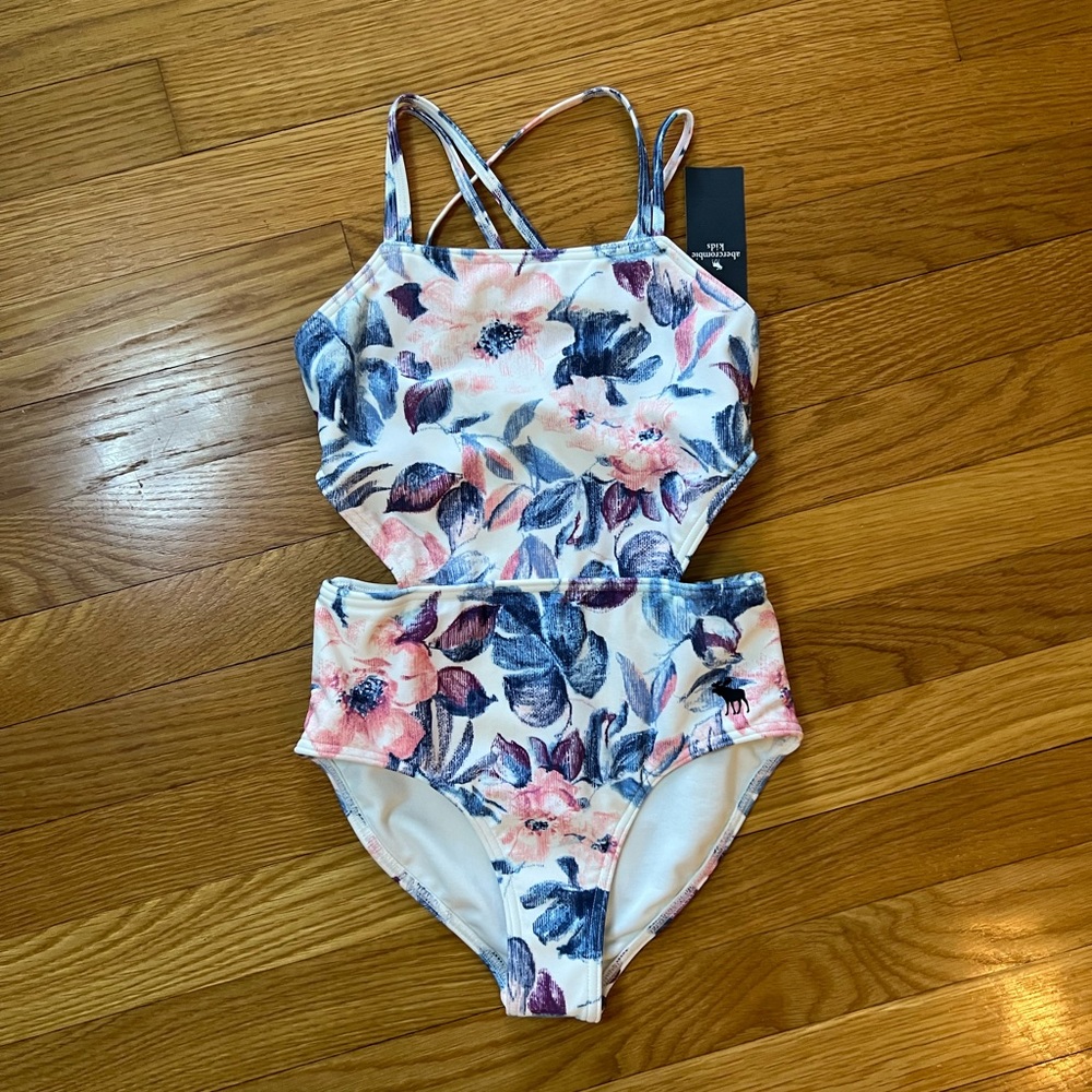 Girls Abercrombie Swimsuit-Size: 7/8